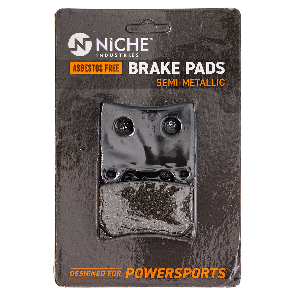 Semi-Metallic Brake Pads for zOTHER Yamaha Vmax Virago RZ350 Radian 3XF-W0045-50-00 NICHE 519-KPA2371D