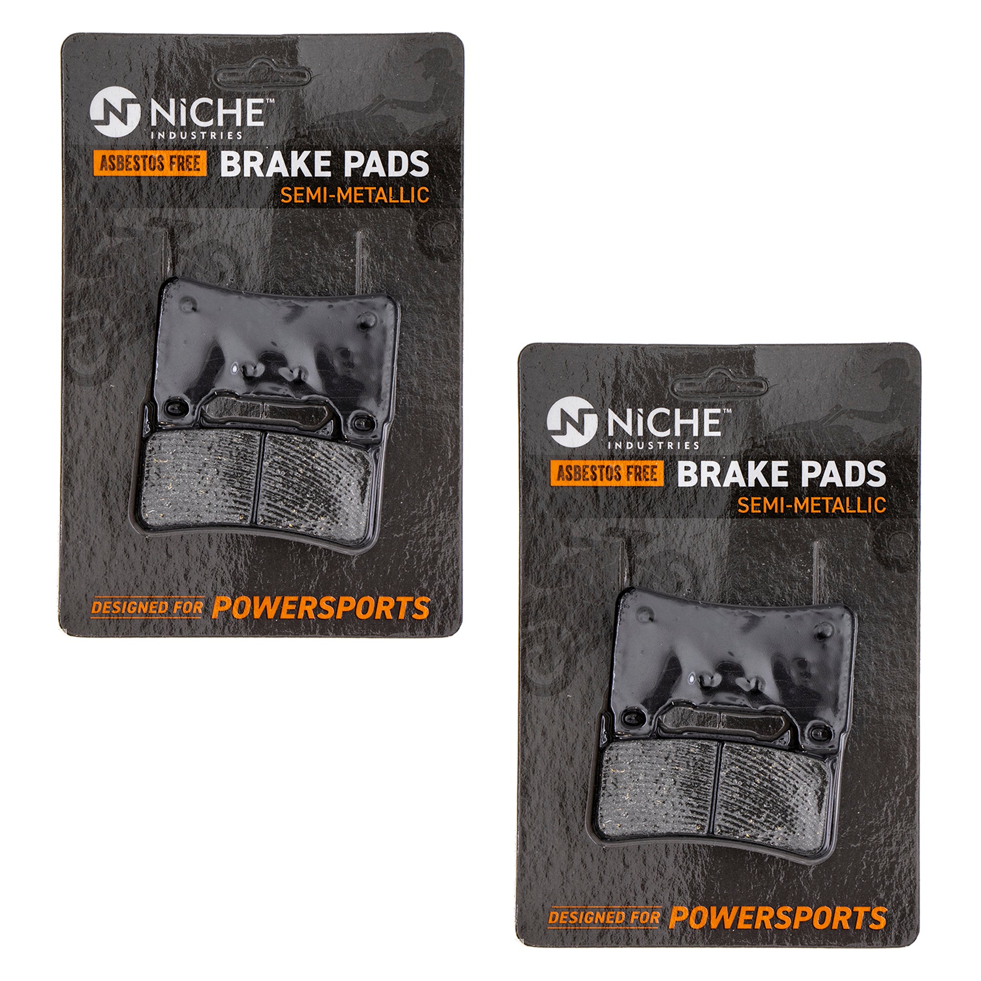 Front Semi-Metallic Brake Pad Set 2-Pack for zOTHER Honda Interceptor CBR600RR CBR1000RR NICHE 519-KPA2383D