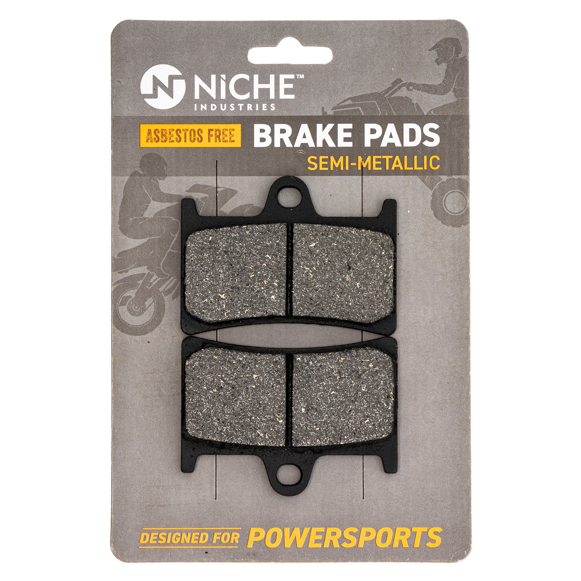 Front Semi-Metallic Brake Pad Set for zOTHER Yamaha YZF600R YZF1000R YZF Stratoliner NICHE 519-KPA2381D