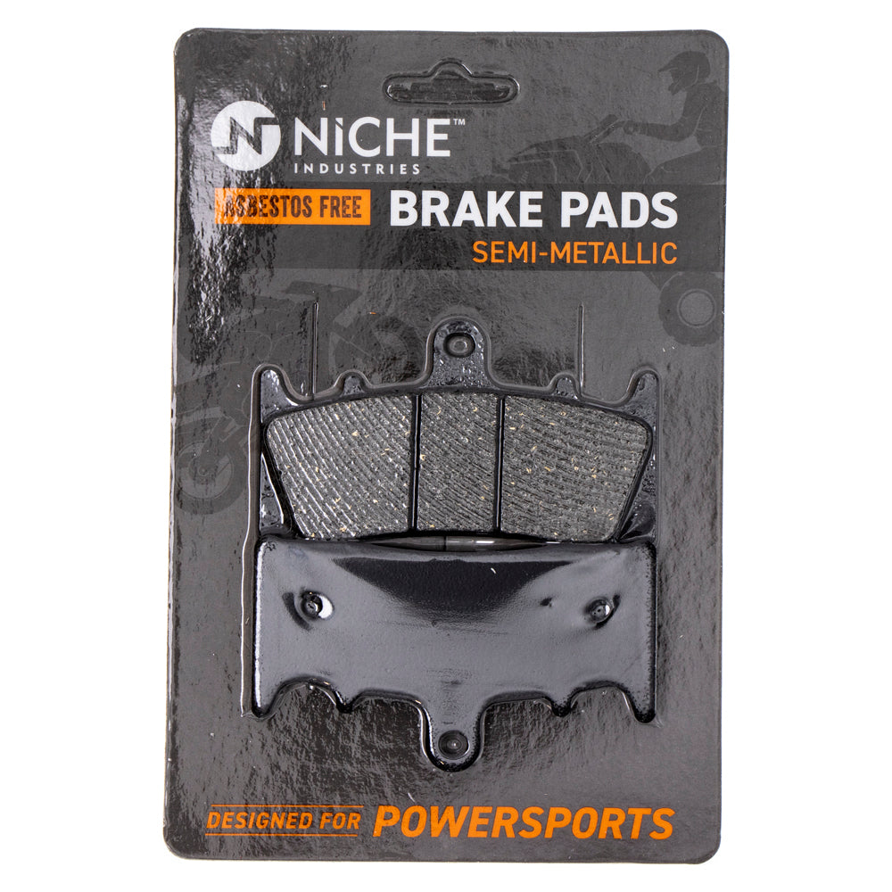 Semi-Metallic Brake Pads for zOTHER Suzuki Kawasaki ZZR600 ZRX1200R ZRX1100 ZR1200 NICHE 519-KPA2393D