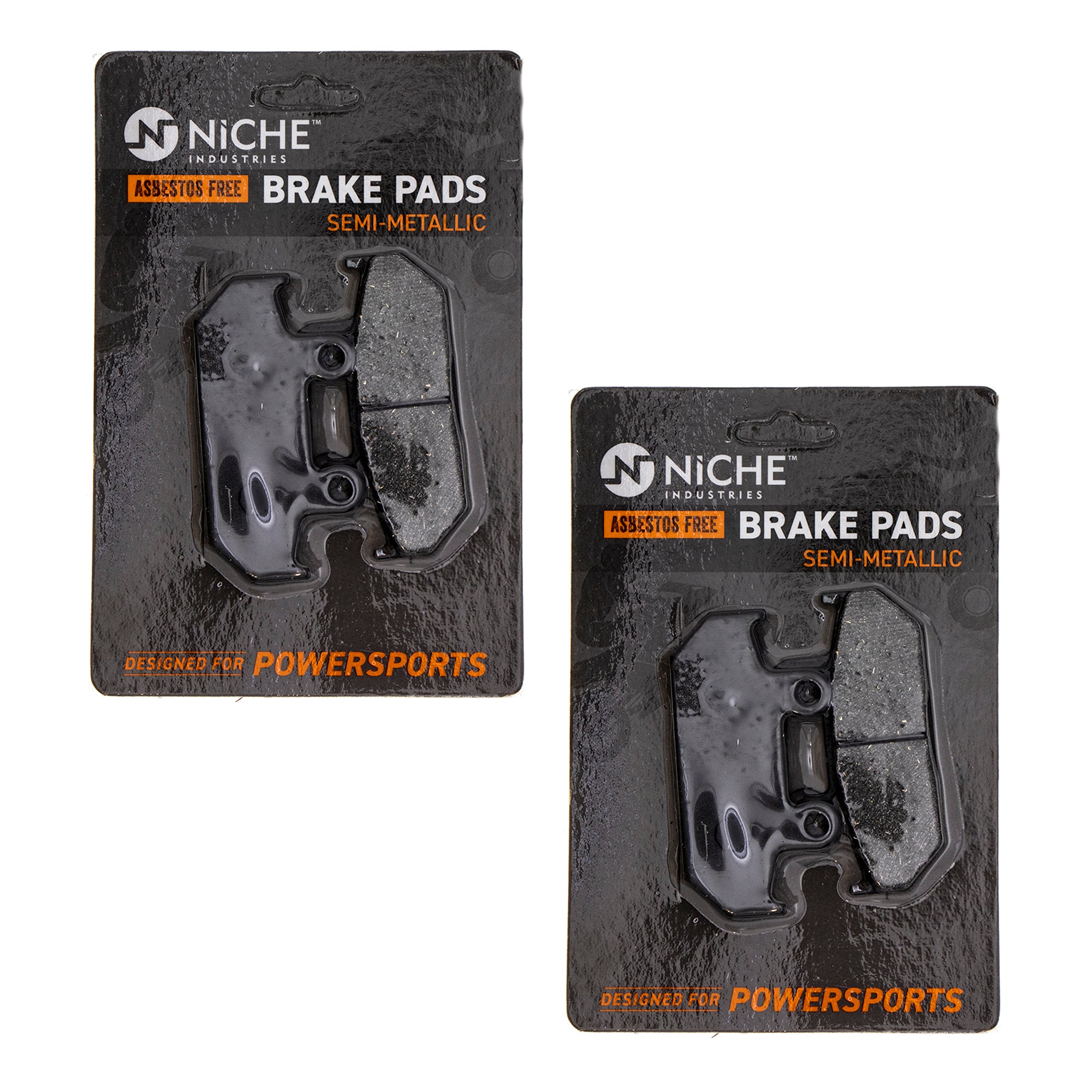 Front Semi-Metallic Brake Pad Set 2-Pack for zOTHER Honda Goldwing 45106-MT8-305 NICHE 519-KPA2394D