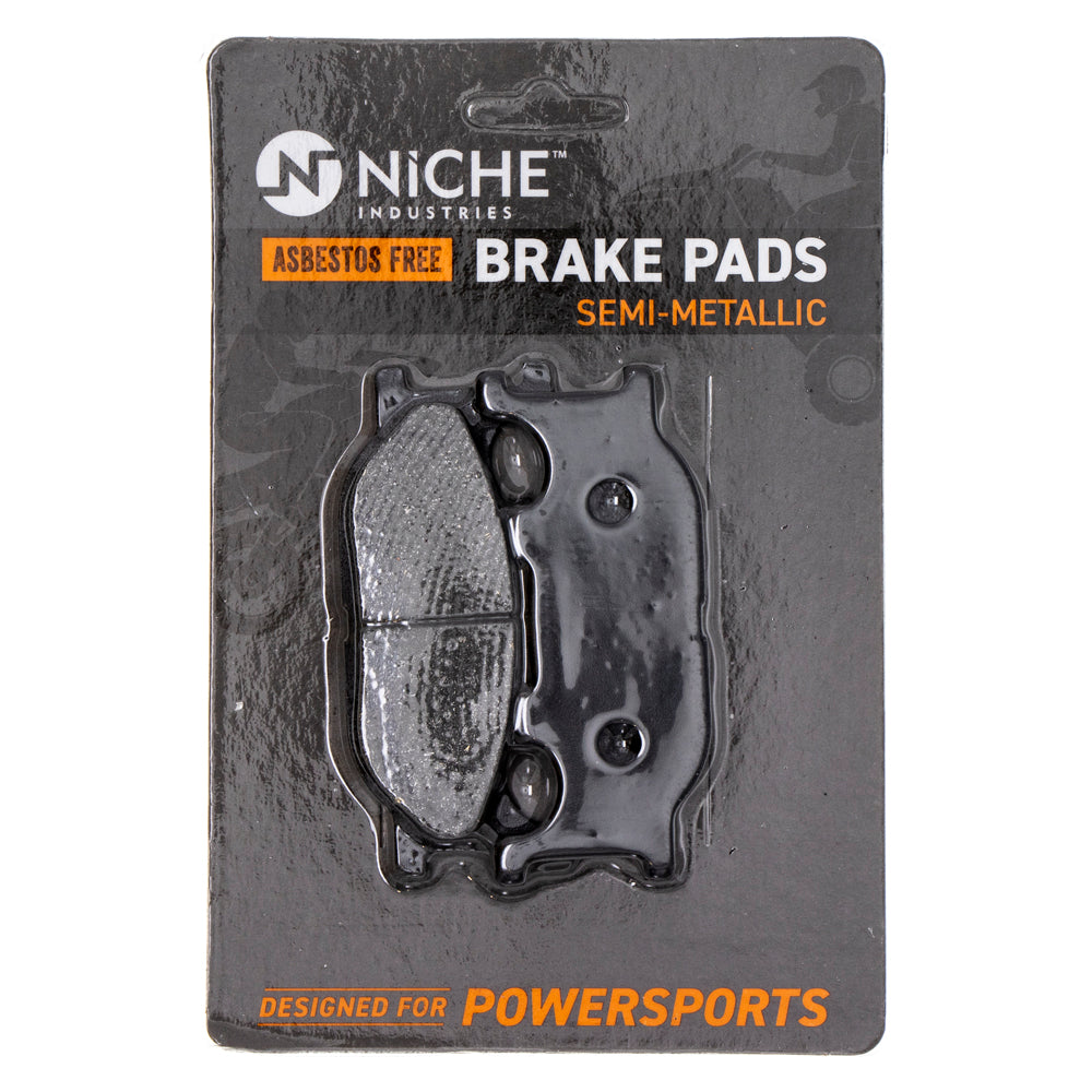 Semi-Metallic Brake Pads for zOTHER Yamaha Virago V Morphous FZ6R 5VU-25805-00-00 NICHE 519-KPA2397D