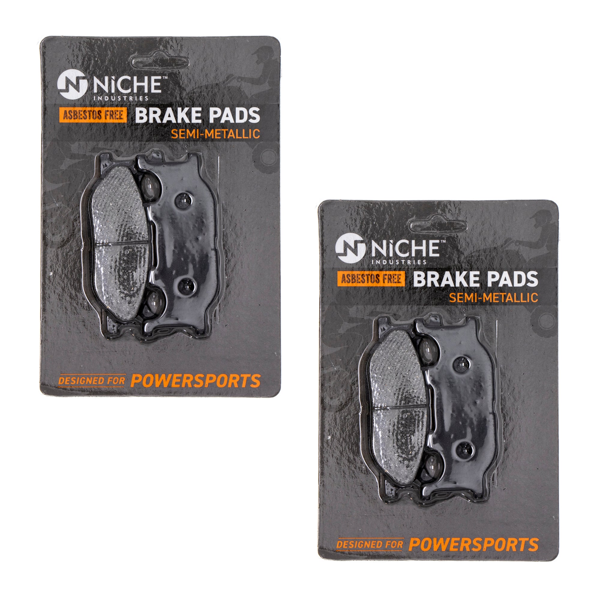 Front Semi-Metallic Brake Pad Set 2-Pack for zOTHER Yamaha Virago V Morphous FZ6R NICHE 519-KPA2397D