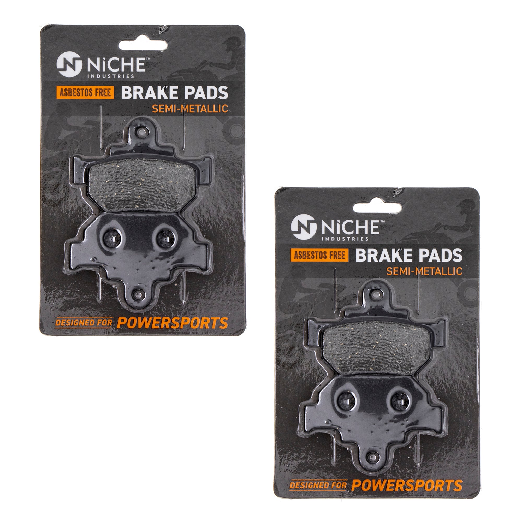 Front Semi-Metallic Brake Pad Set 2-Pack for zOTHER Suzuki Savage GZ250 Boulevard NICHE 519-KPA2390D