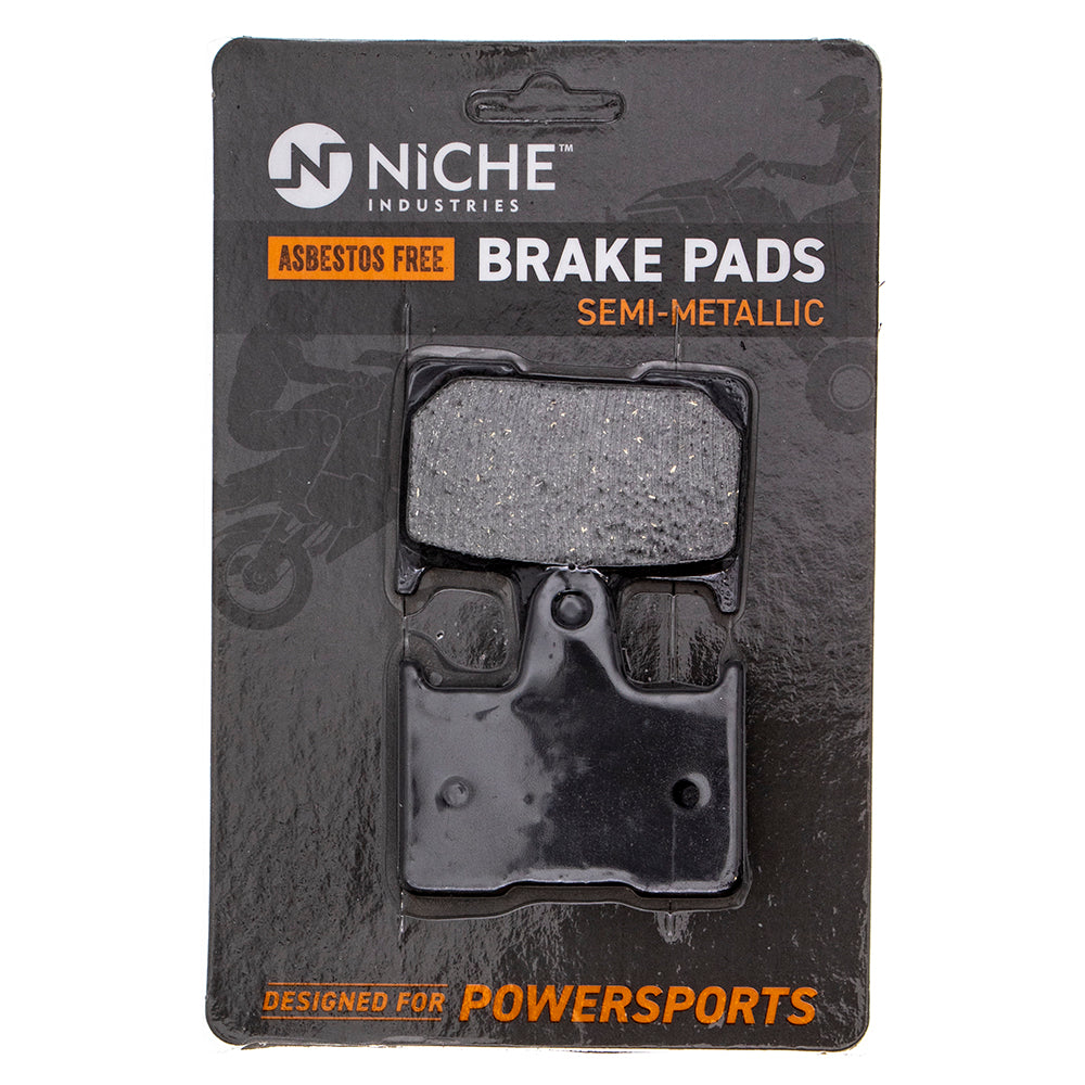 Rear Semi-Metallic Brake Pad Set for zOTHER Suzuki Kawasaki Honda Harley Davidson NICHE 519-KPA2302D