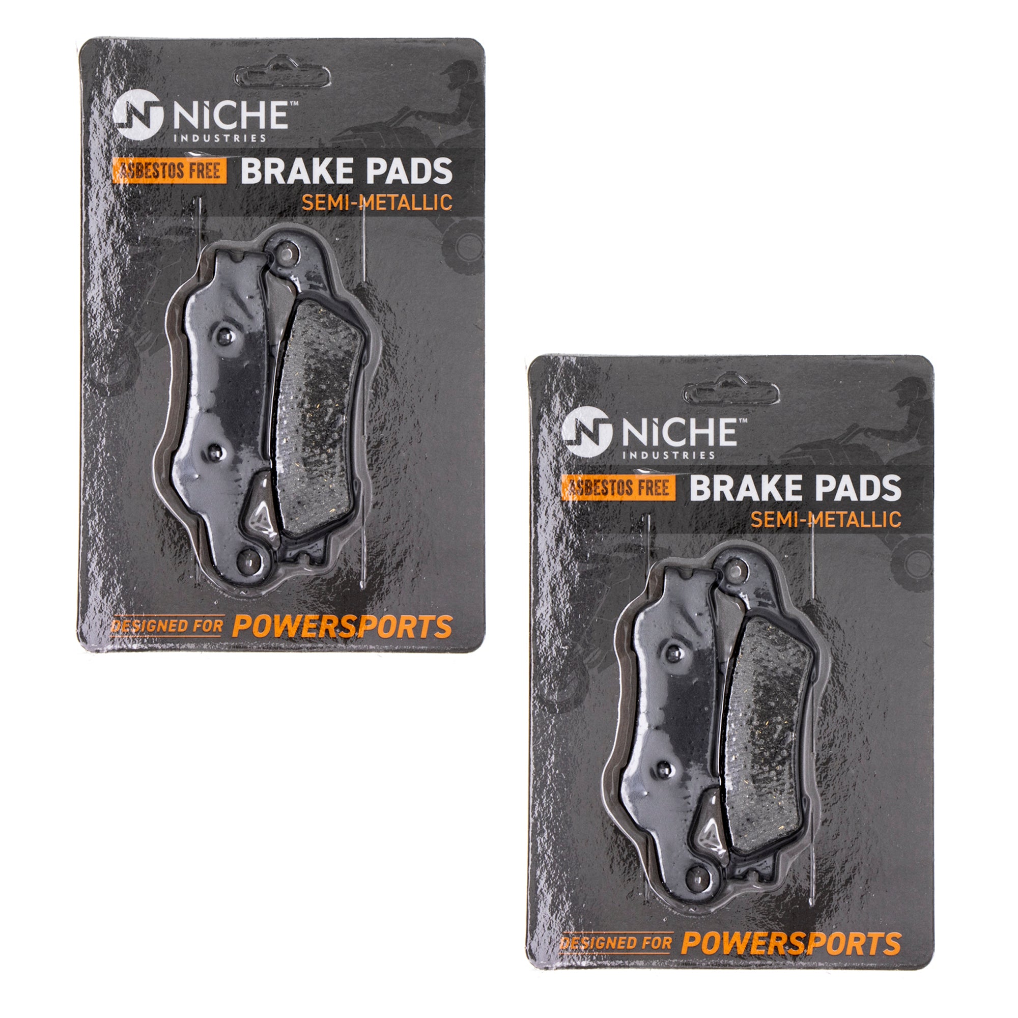 Front Semi-Metallic Brake Pad Set 2-Pack for zOTHER Yamaha YZ450FX YZ450F YZ250X YZ250FX NICHE 519-KPA2304D