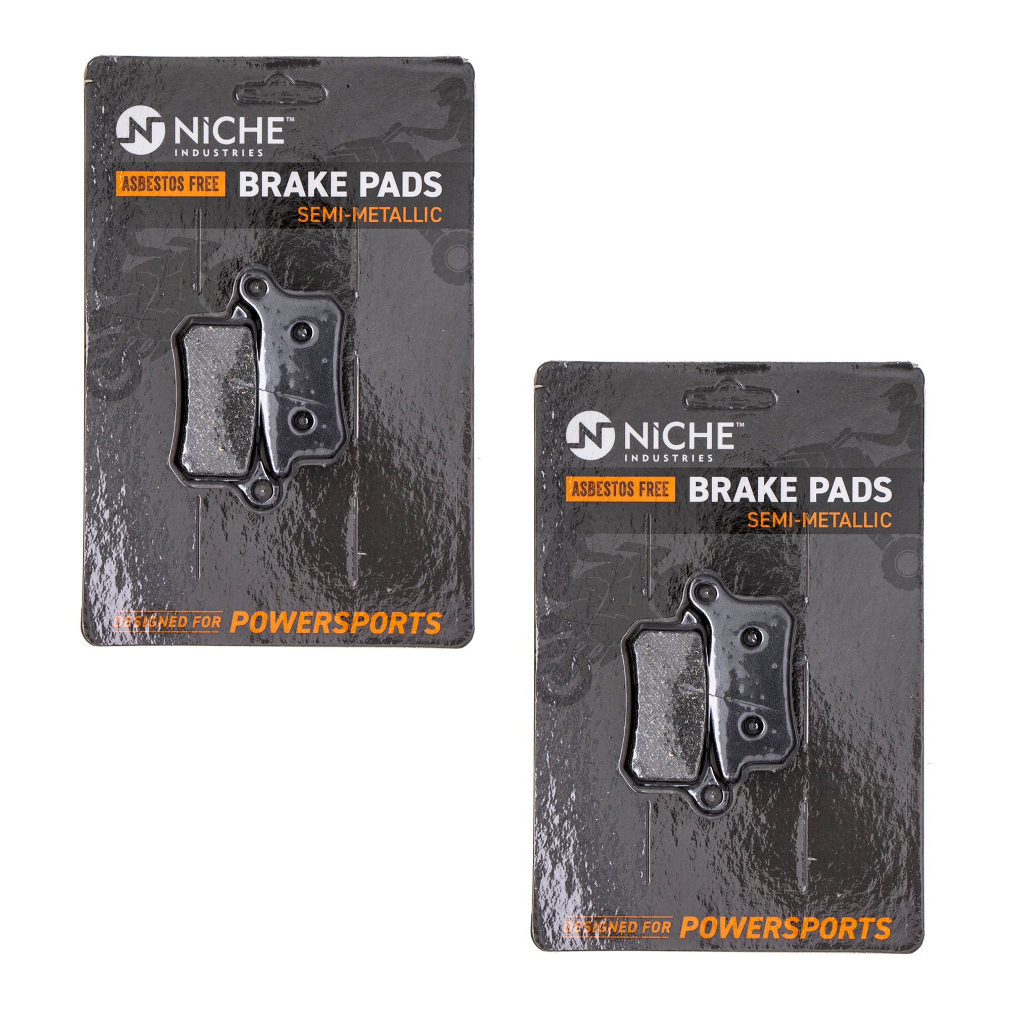 Semi-Metallic Brake Pad Set (Front & Rear) 2-Pack for zOTHER KTM WR300 TC65 85 65 NICHE 519-KPA2306D