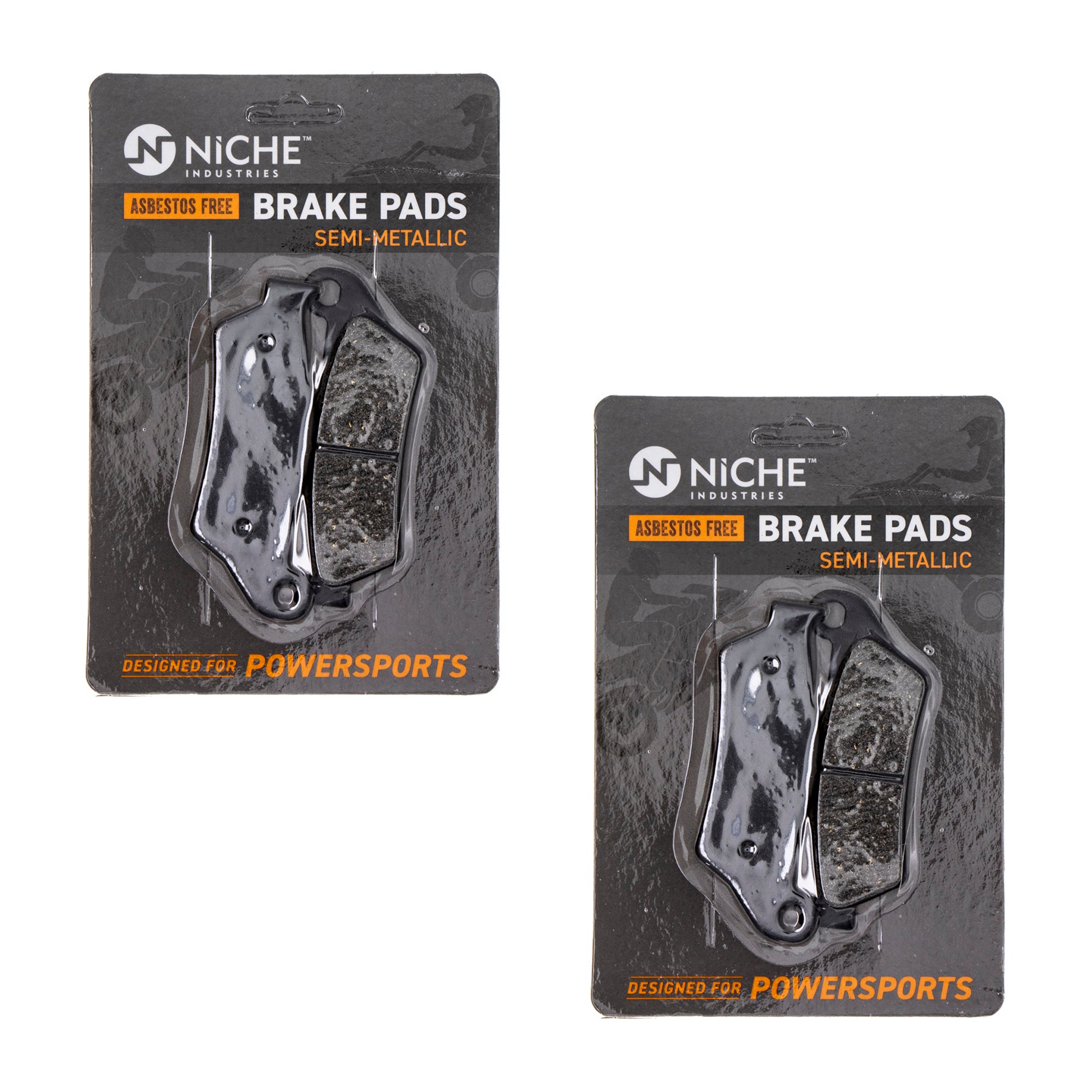 Rear Brake Pads Kit Semi-Metallic 2-Pack for zOTHER BMW S1000XR R900RT R850R R1200ST NICHE 519-KPA2308D