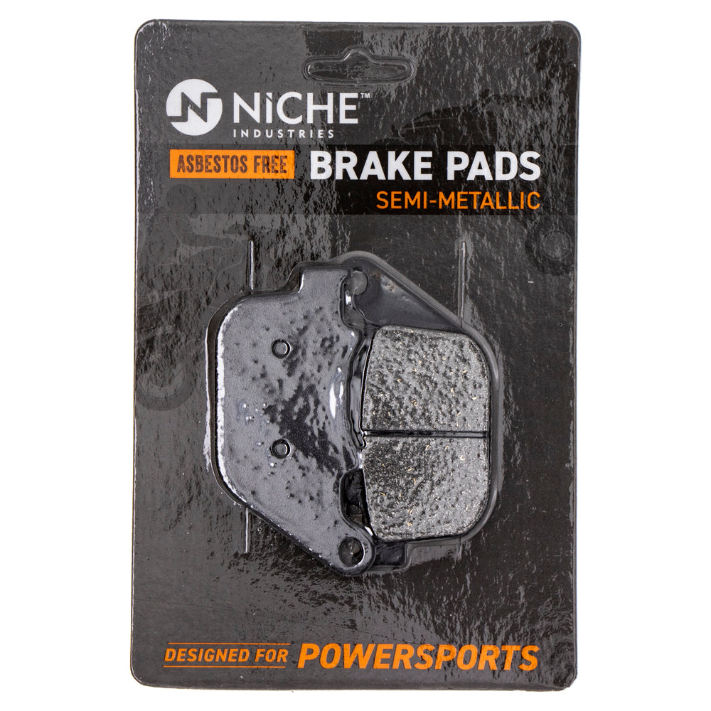 Rear Semi-Metallic Brake Pad Set for Harley Davidson Sportster Seventy Iron Forty 42029-07 NICHE 519-KPA2312D