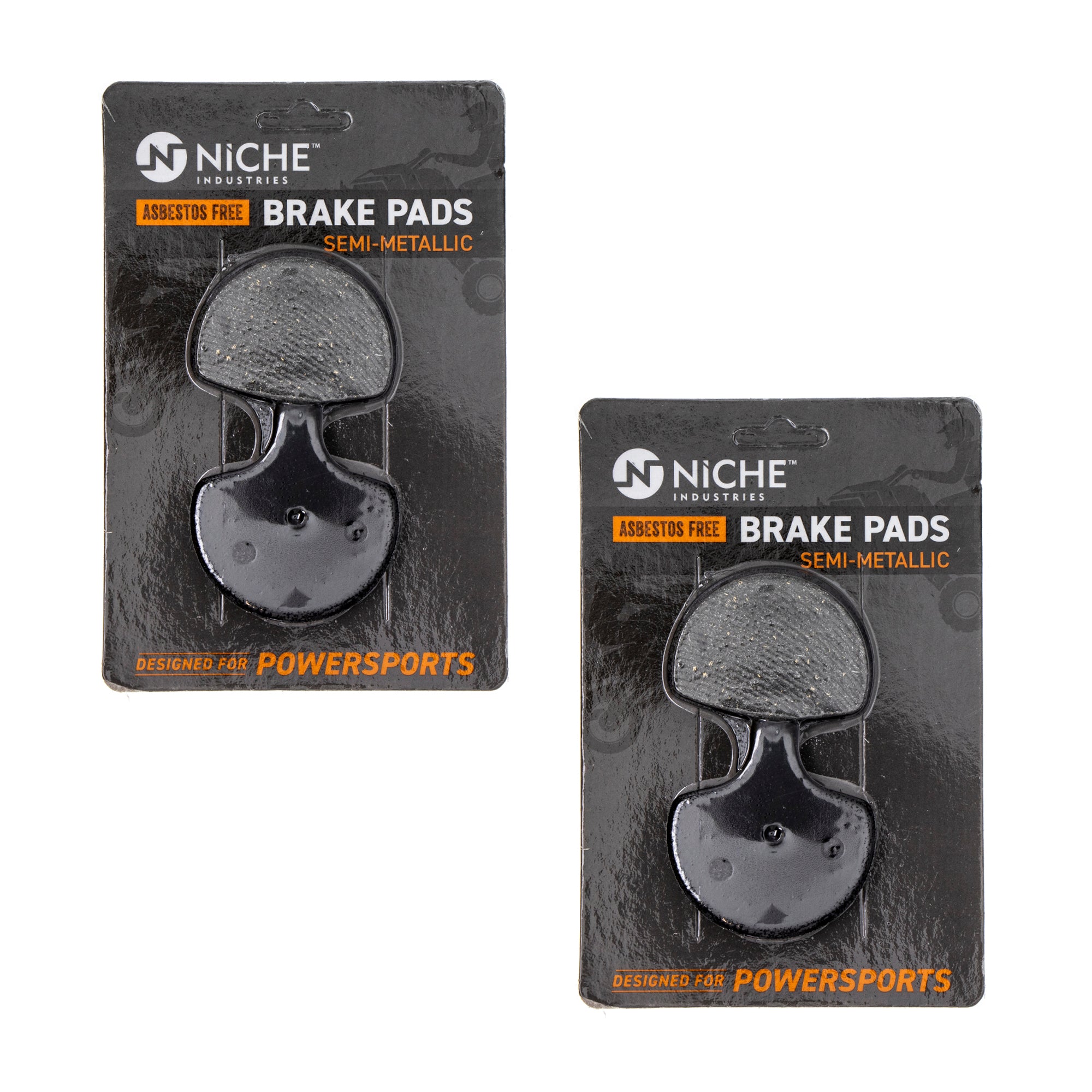 Front Semi-Metallic Brake Pad Set 2-Pack for Harley Davidson XR1000 XLX Tour Sportster NICHE 519-KPA2313D