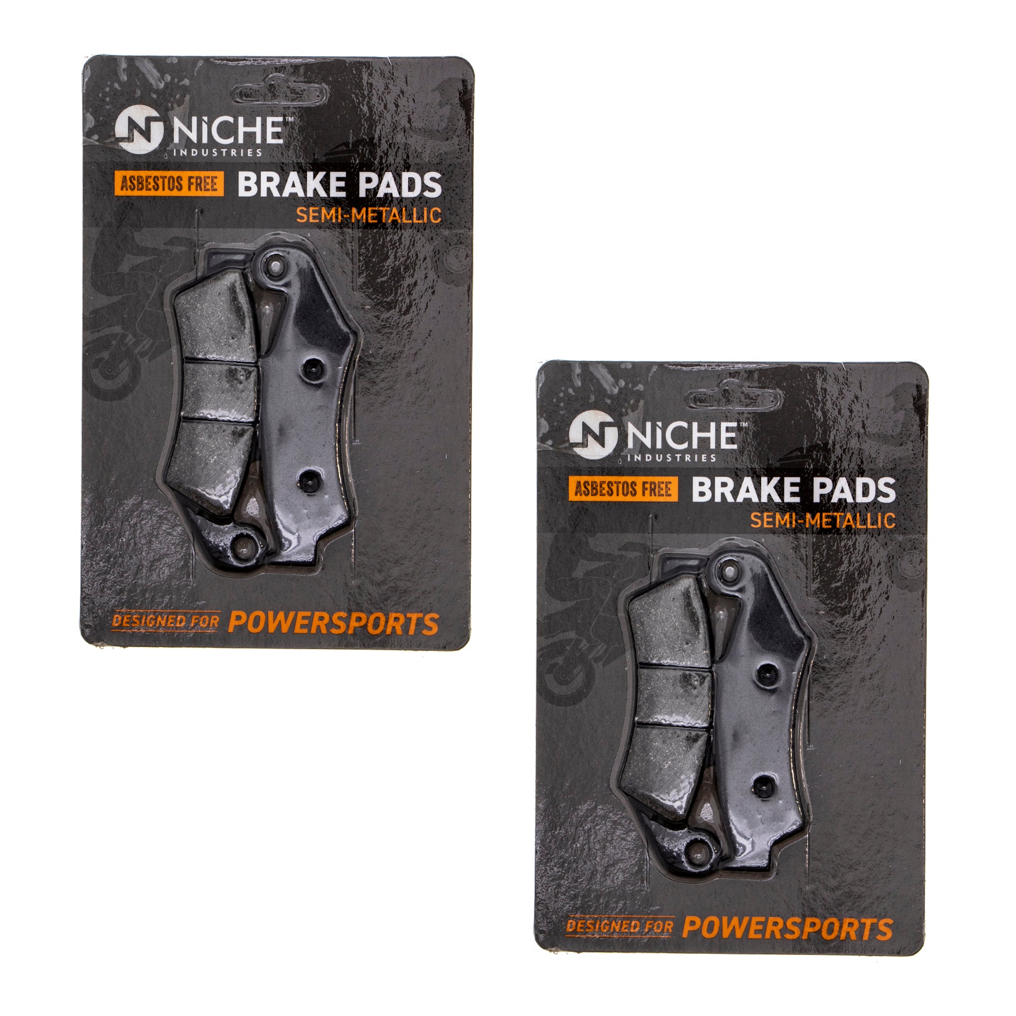 Front Semi-Metallic Brake Pad Set 2-Pack for zOTHER Honda XR600R XR250R CR500R CR250R NICHE 519-KPA2314D