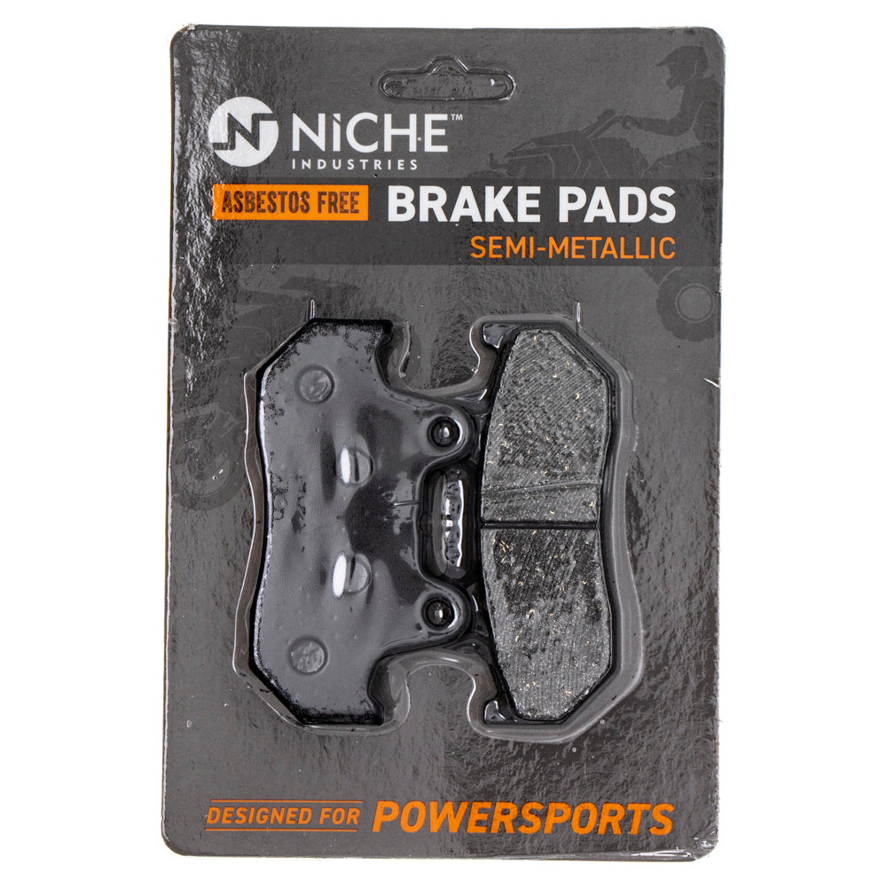 Rear Semi-Metallic Brake Pad Set for zOTHER Honda Goldwing 06435-MT8-405 431A0-MT8-670 NICHE 519-KPA2316D