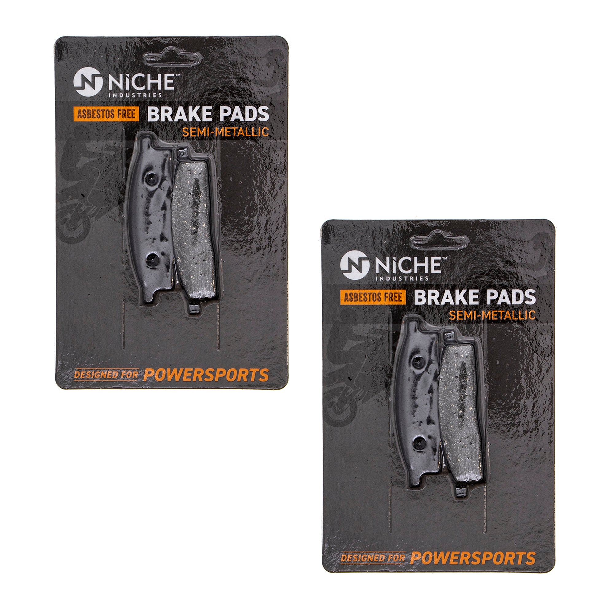 Front Semi-Metallic Brake Pad Set 2-Pack for zOTHER Yamaha YZ85 YZ80 YZ65 TTR125LE NICHE 519-KPA2319D