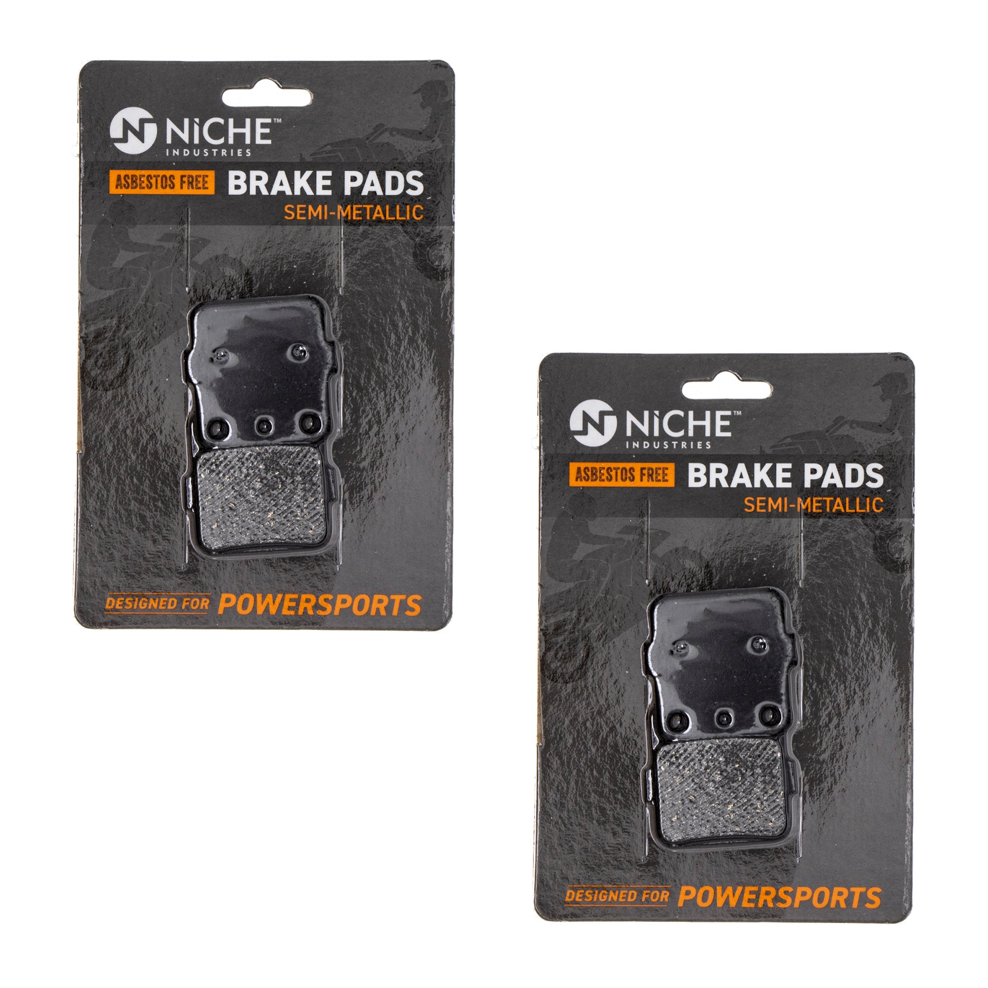 Rear Brake Pads Kit Semi-Metallic 2-Pack for Yamaha YZ85 YZ80 4ES-W0046-50-00 NICHE 519-KPA2422D