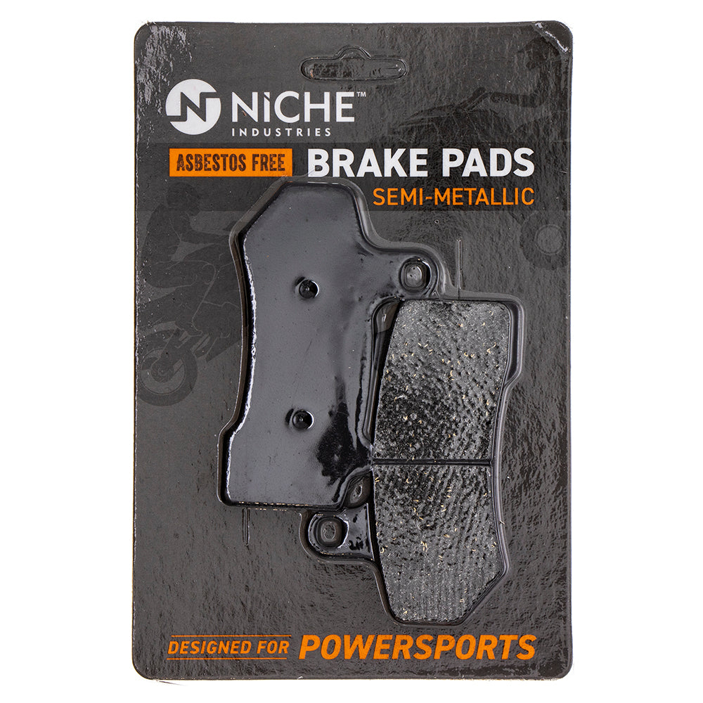 Semi-Metallic Brake Pads for Harley Davidson V-Rod Ultra Tri Street 41854-08 41852-08B NICHE 519-KPA2423D