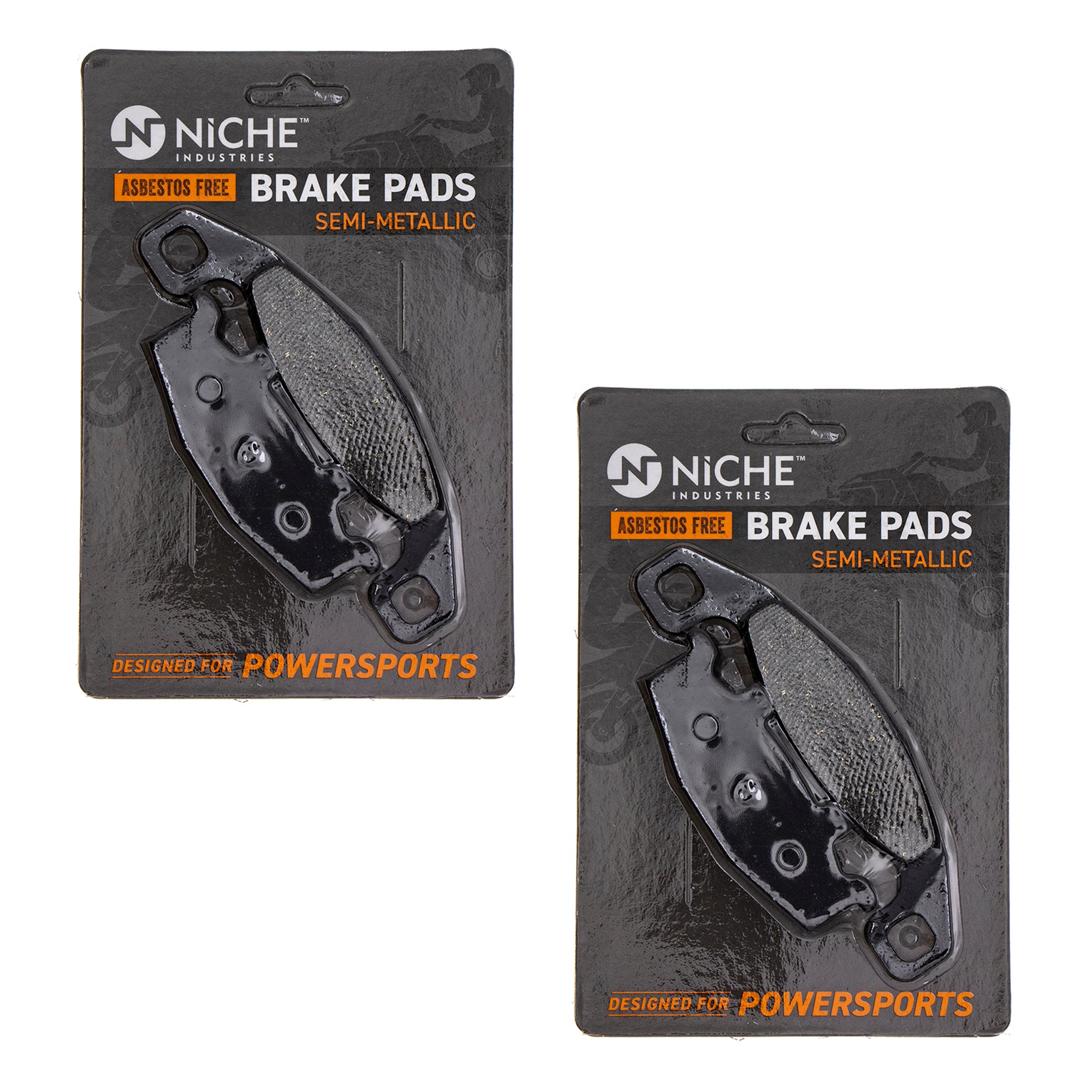 Rear Front Semi-Metallic Brake Pad Set 2-Pack for zOTHER Kawasaki Zephyr Ninja Concours NICHE 519-KPA2424D