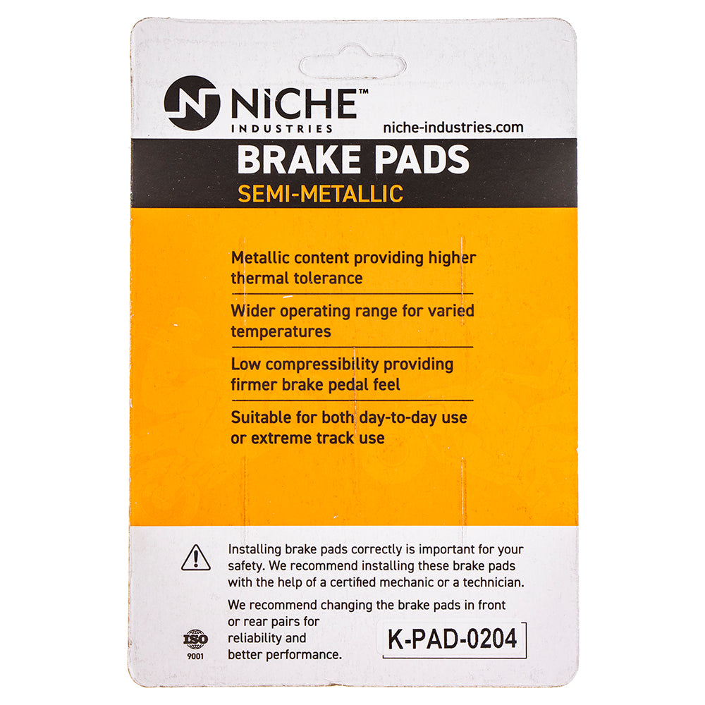 NICHE 519-KPA2426D Brake Pad for Suzuki Intruder Boulevard