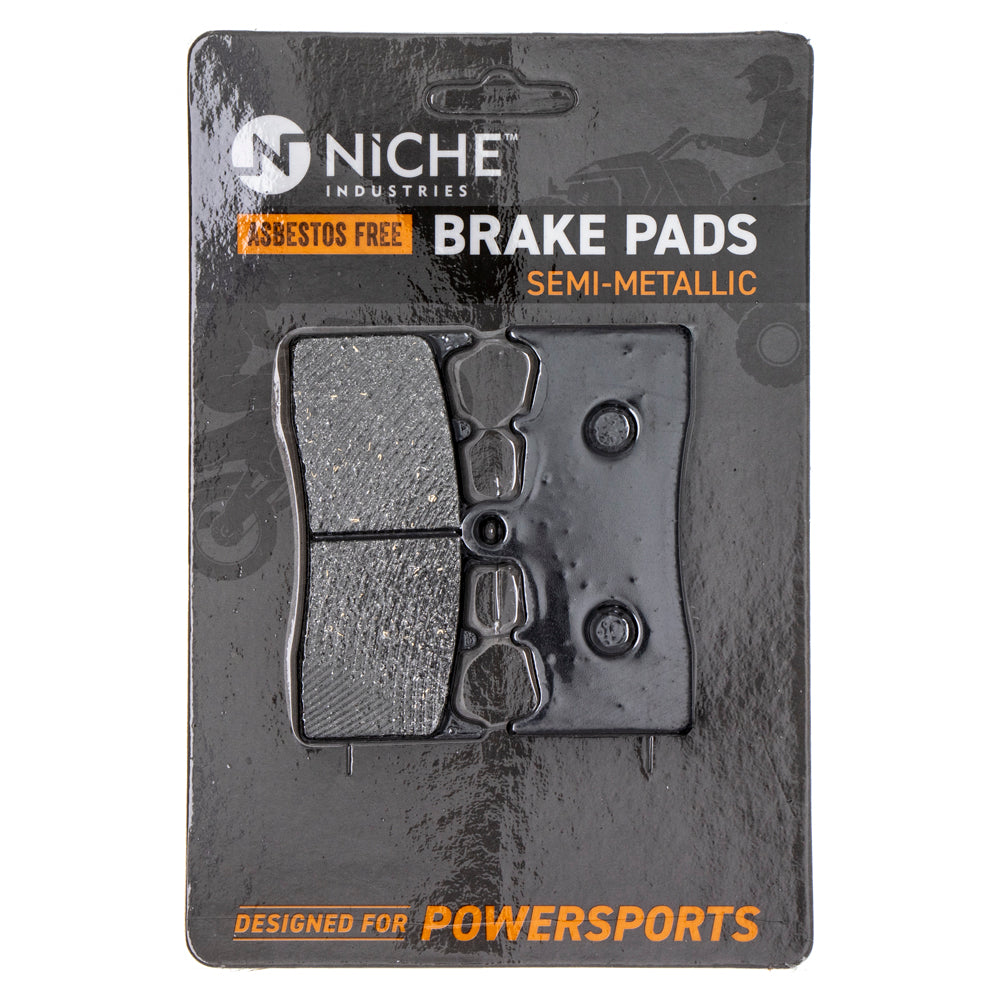 Front Semi-Metallic Brake Pad Set for zOTHER BMW R1200R R1200CL R1200C R1150RS 34117690170 NICHE 519-KPA2420D