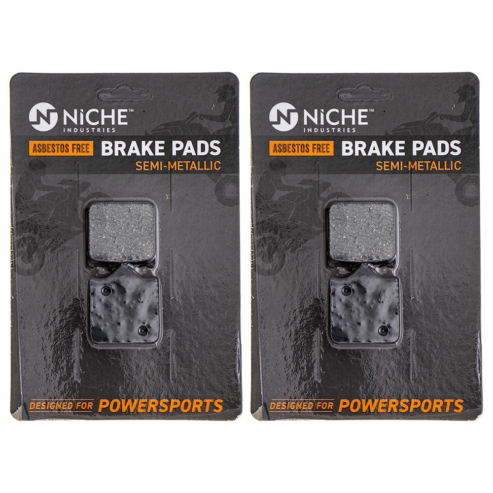 Front Semi-Metallic Brake Pad Set 2-Pack for Triumph BMW Speed S1000RR S1000R T2025247 NICHE 519-KPA2433D