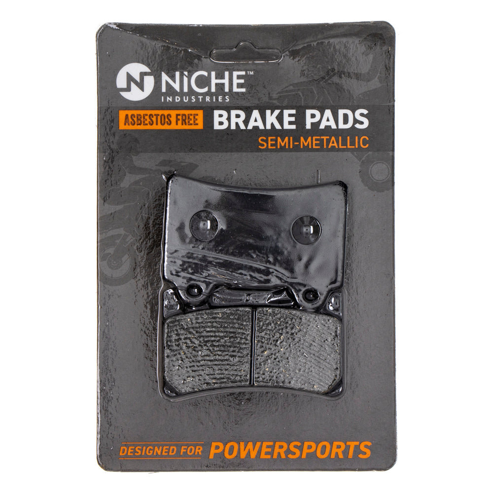 Front Rear Semi-Metallic Brake Pad Set for zOTHER Yamaha TDM850 Royal Road FZR750R NICHE 519-KPA2434D