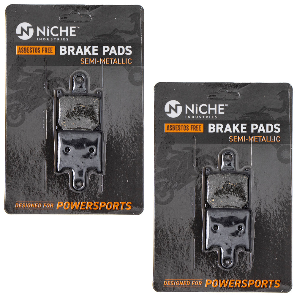 Front Semi-Metallic Brake Pad Set 2-Pack for zOTHER Kawasaki Z1000 Ninja Concours NICHE 519-KPA2439D