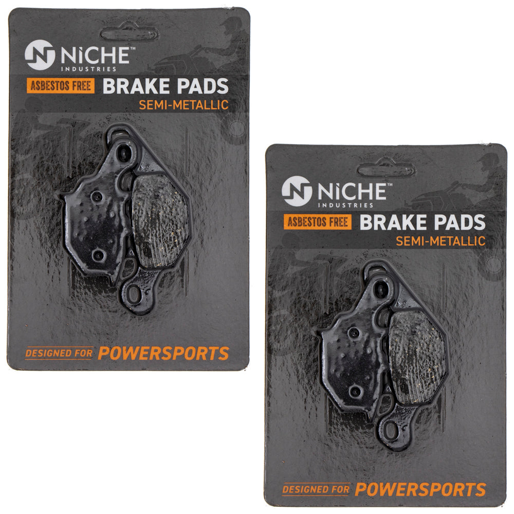 Rear Brake Pads Kit Semi-Metallic 2-Pack for Suzuki RM85L RM85 69100-03880 9100-03880 NICHE 519-KPA2443D