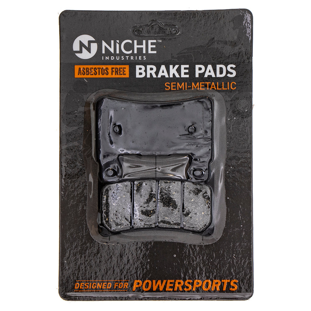 Front Semi-Metallic Brake Pad Set for zOTHER Honda Valkyrie RC51 CBR900RR 06455-MAS-E01 NICHE 519-KPA2445D