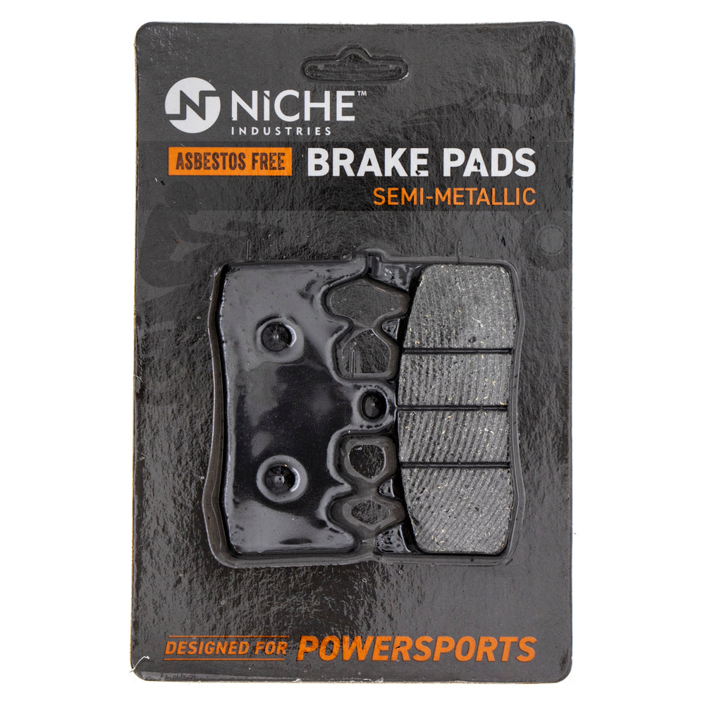 Front Semi-Metallic Brake Pad Set for zOTHER Triumph Ducati BMW XDiavel Tiger Scrambler NICHE 519-KPA2446D