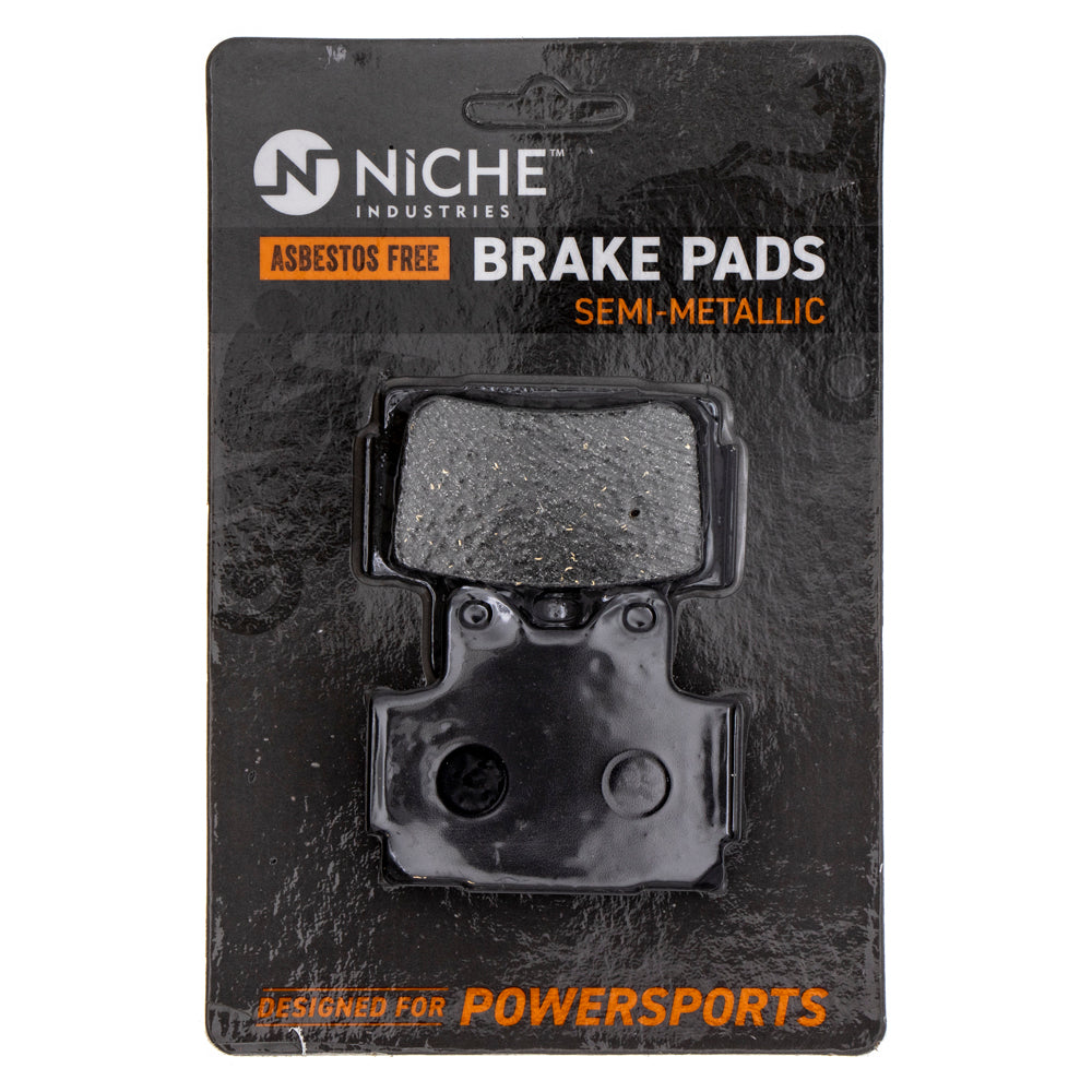 Rear Semi-Metallic Brake Pad Set for zOTHER Yamaha SRX600 SRX250 FZR400 FZ600 NICHE 519-KPA2458D