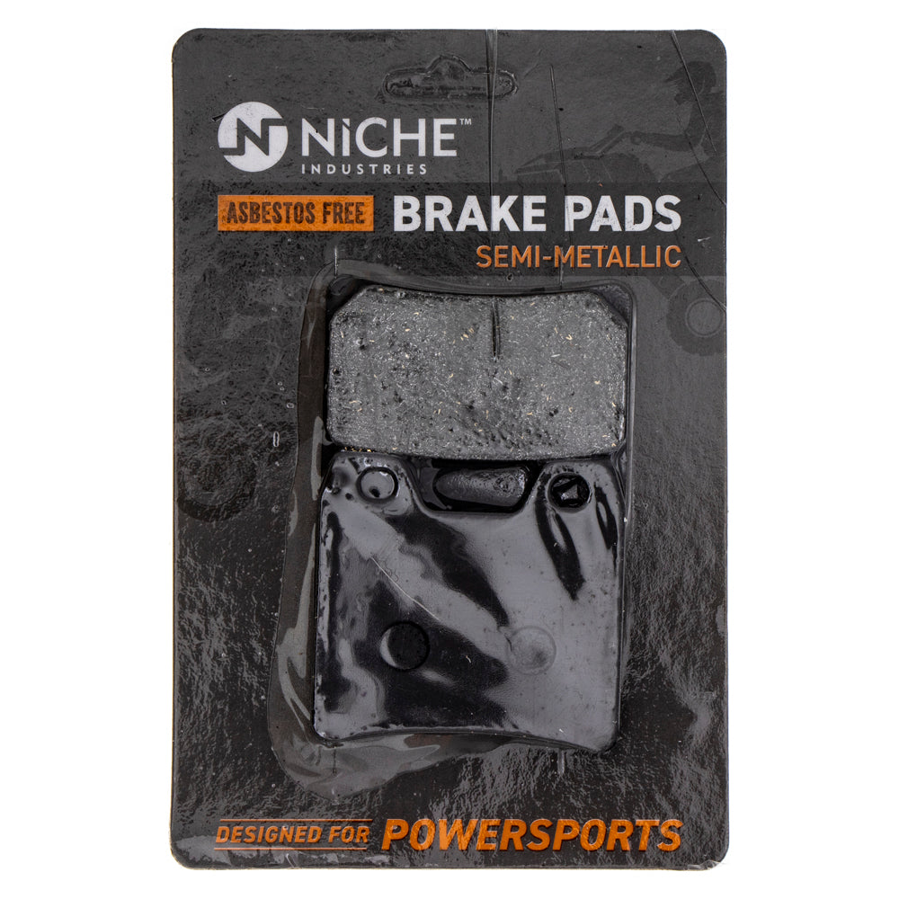 Rear Semi-Metallic Brake Pad Set for Yamaha FZ1 5LV-W0046-50-00 NICHE 519-KPA2459D