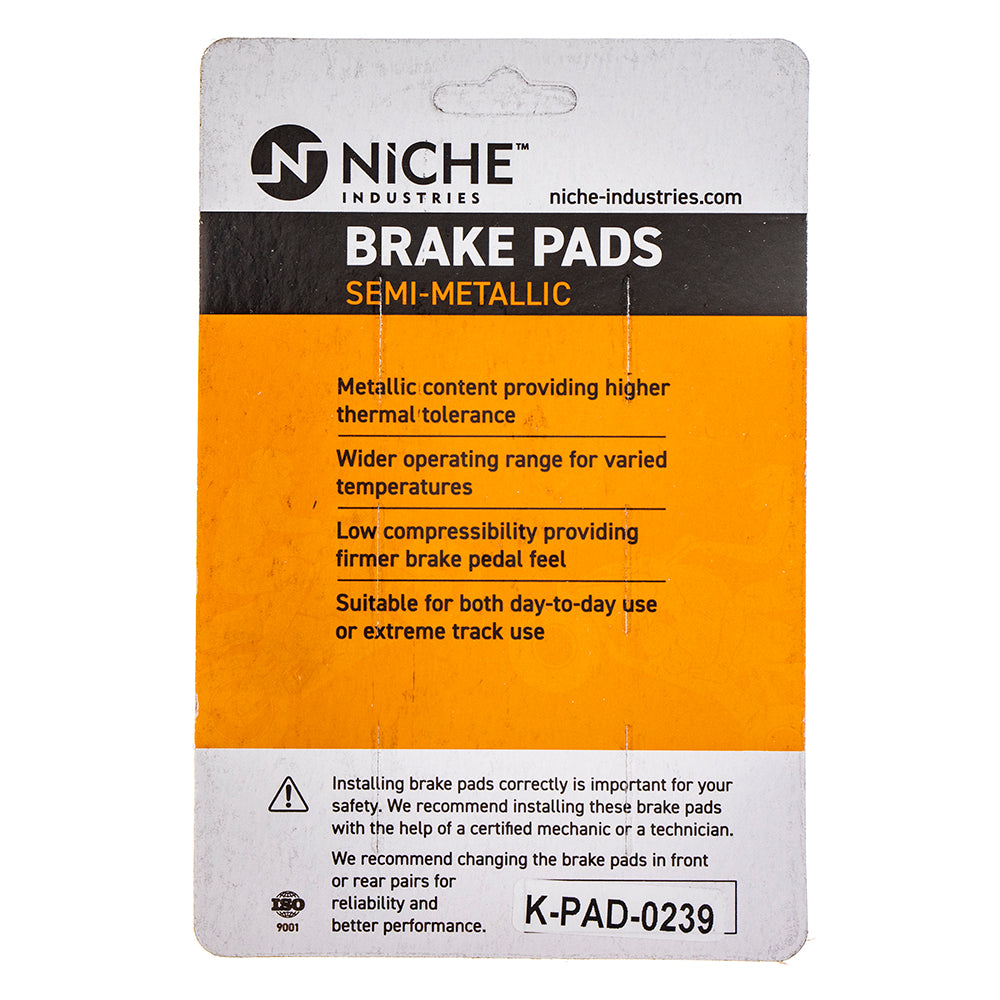 NICHE 519-KPA2451D Brake Pad for zOTHER Shadow Rebel Mana