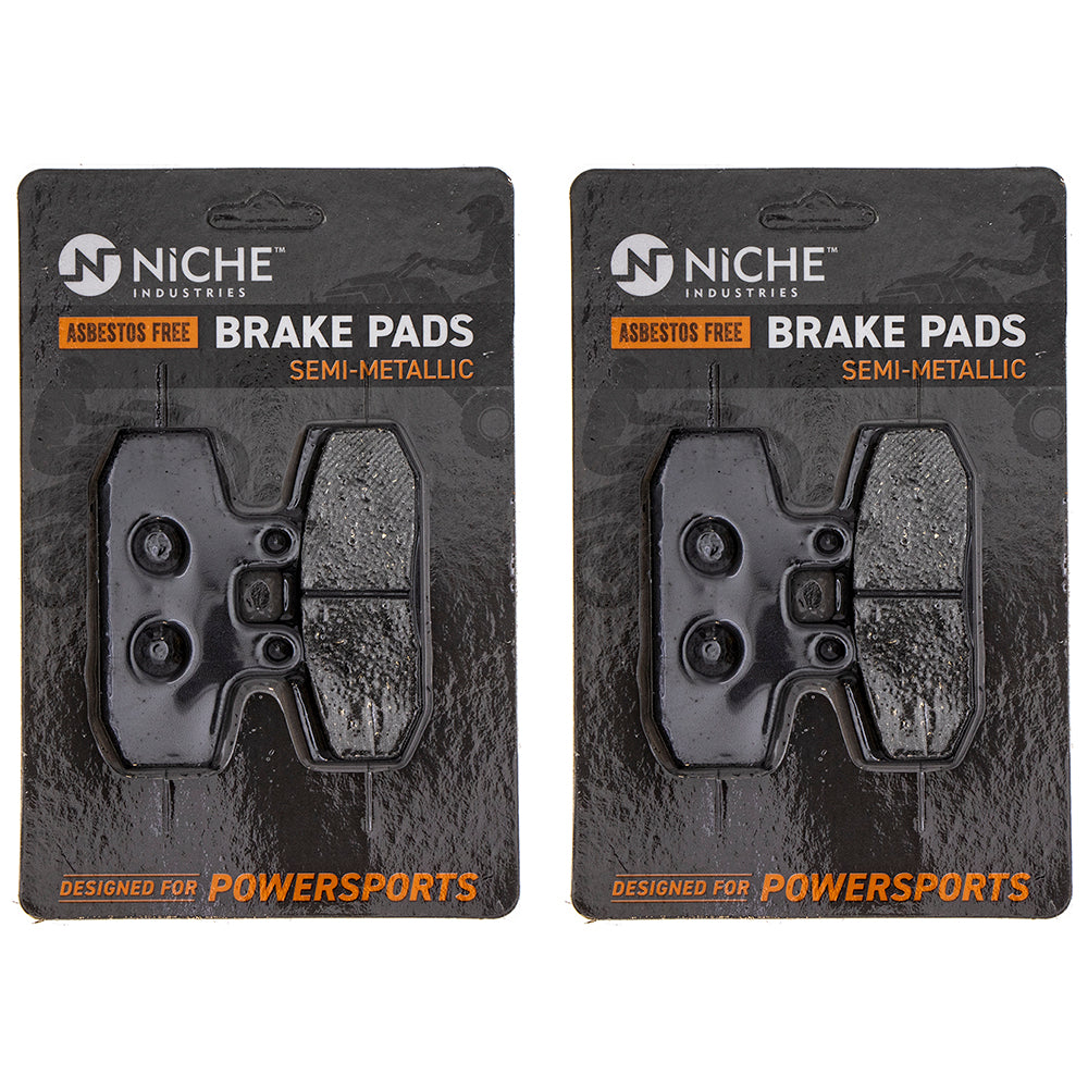 Front Semi-Metallic Brake Pad Set 2-Pack for zOTHER Shadow Rebel 06455-KEB-902 NICHE 519-KPA2451D