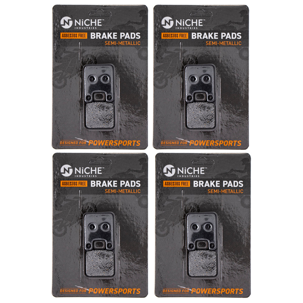 Front Semi-Metallic Brake Pad Set 4-Pack for KTM 65 60 46013016000 NICHE 519-KPA2462D