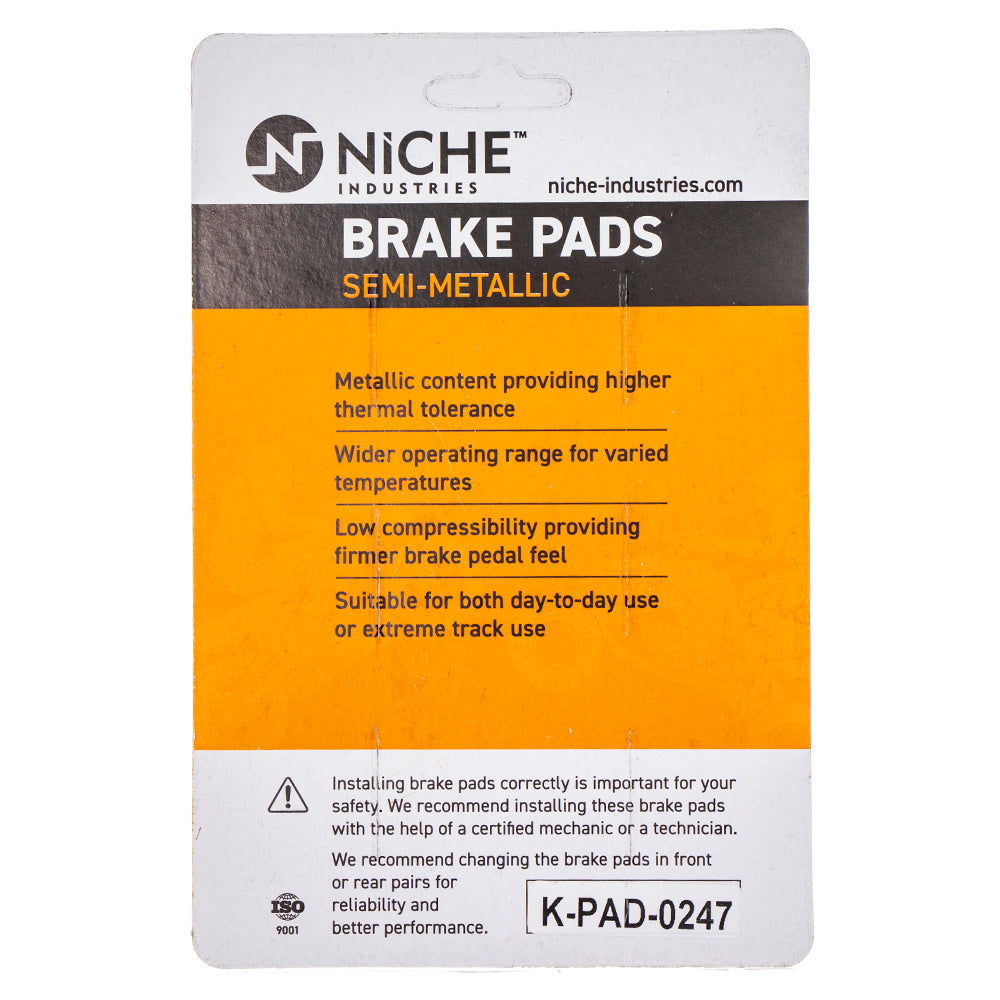 NICHE 519-KPA2469D Brake Pad for KTM 65 60 46013090000