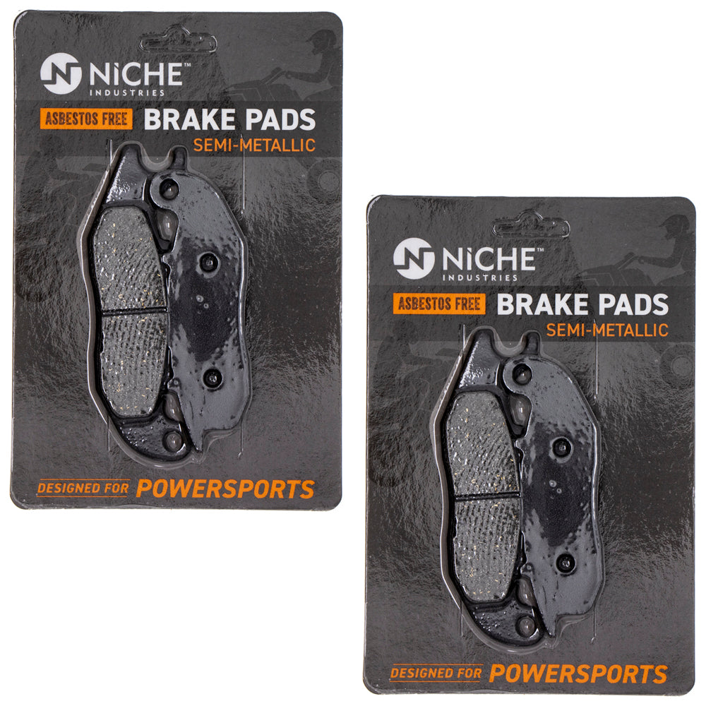 Front Semi-Metallic Brake Pad Set 2-Pack for zOTHER Honda CRF300LS CRF300L CRF250L NICHE 519-KPA2460D