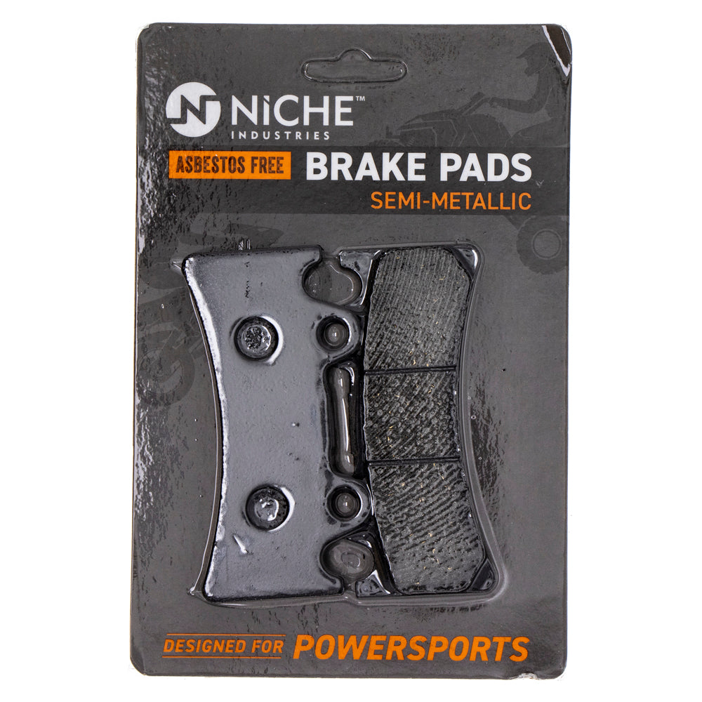 Front Semi-Metallic Brake Pad Set for zOTHER Yamaha YZF750R FZR1000 4FM-W0045-30-00 NICHE 519-KPA2472D