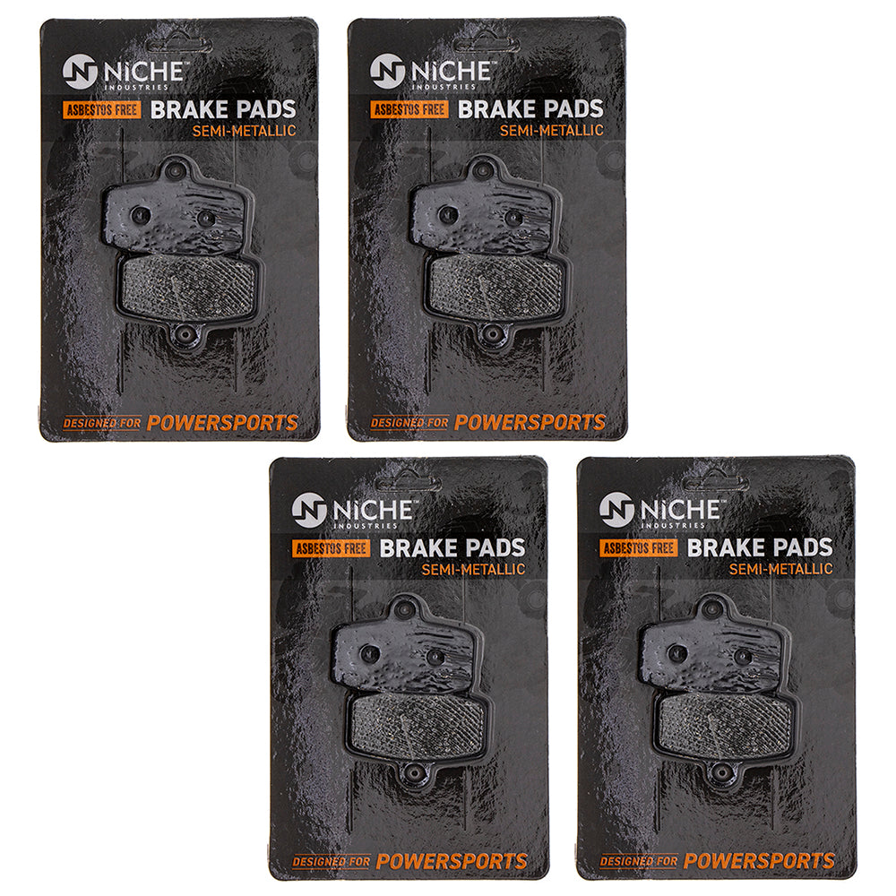 Front Semi-Metallic Brake Pad Set 4-Pack for KTM Freeride 85 200 47013030000 NICHE 519-KPA2474D