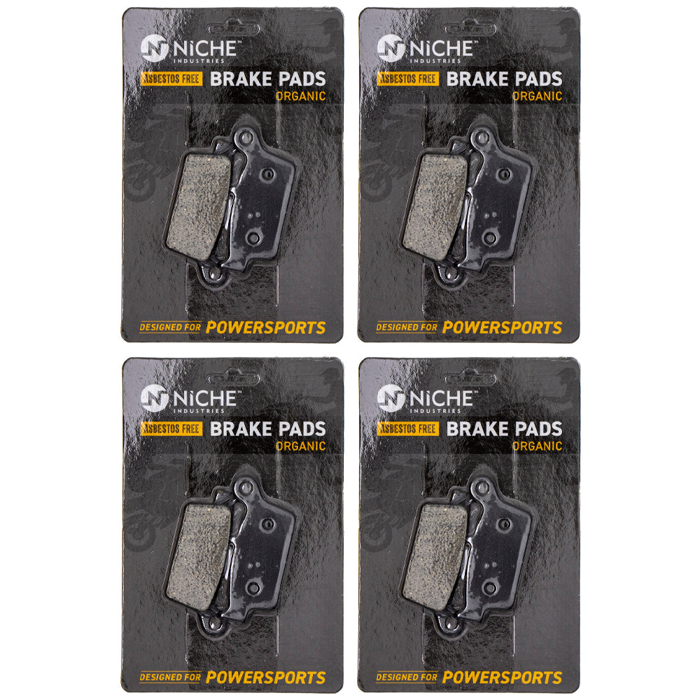 Rear Brake Pads Set 4-Pack for zOTHER Yamaha Suzuki Kawasaki Honda YZF YZ426F YZ400F YZ250 NICHE 519-KPA2484D