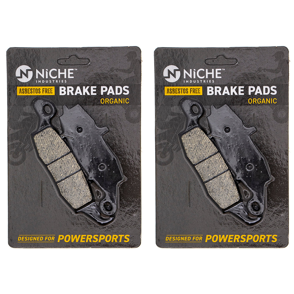 Brake Pad Set (Front & Rear) 2-Pack for zOTHER Suzuki Kawasaki ZR7S Z750S Vulcan Versys NICHE 519-KPA2485D