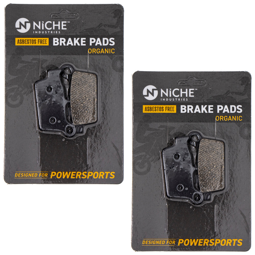 Brake Pad Set (Front & Rear) 2-Pack for zOTHER Yamaha Suzuki Kawasaki YZ450FX YZ450F NICHE 519-KPA2486D