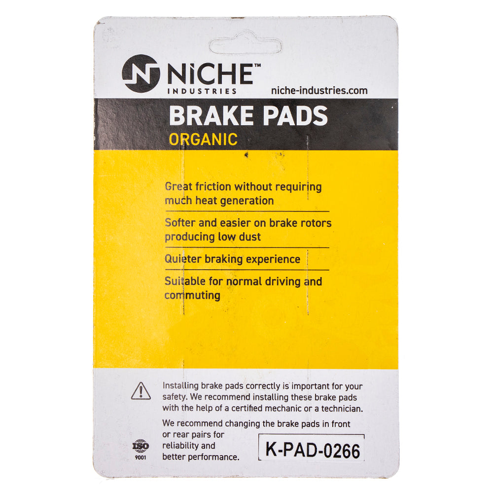 NICHE 519-KPA2488D Brake Pad Set 2-Pack for zOTHER KTM Harley