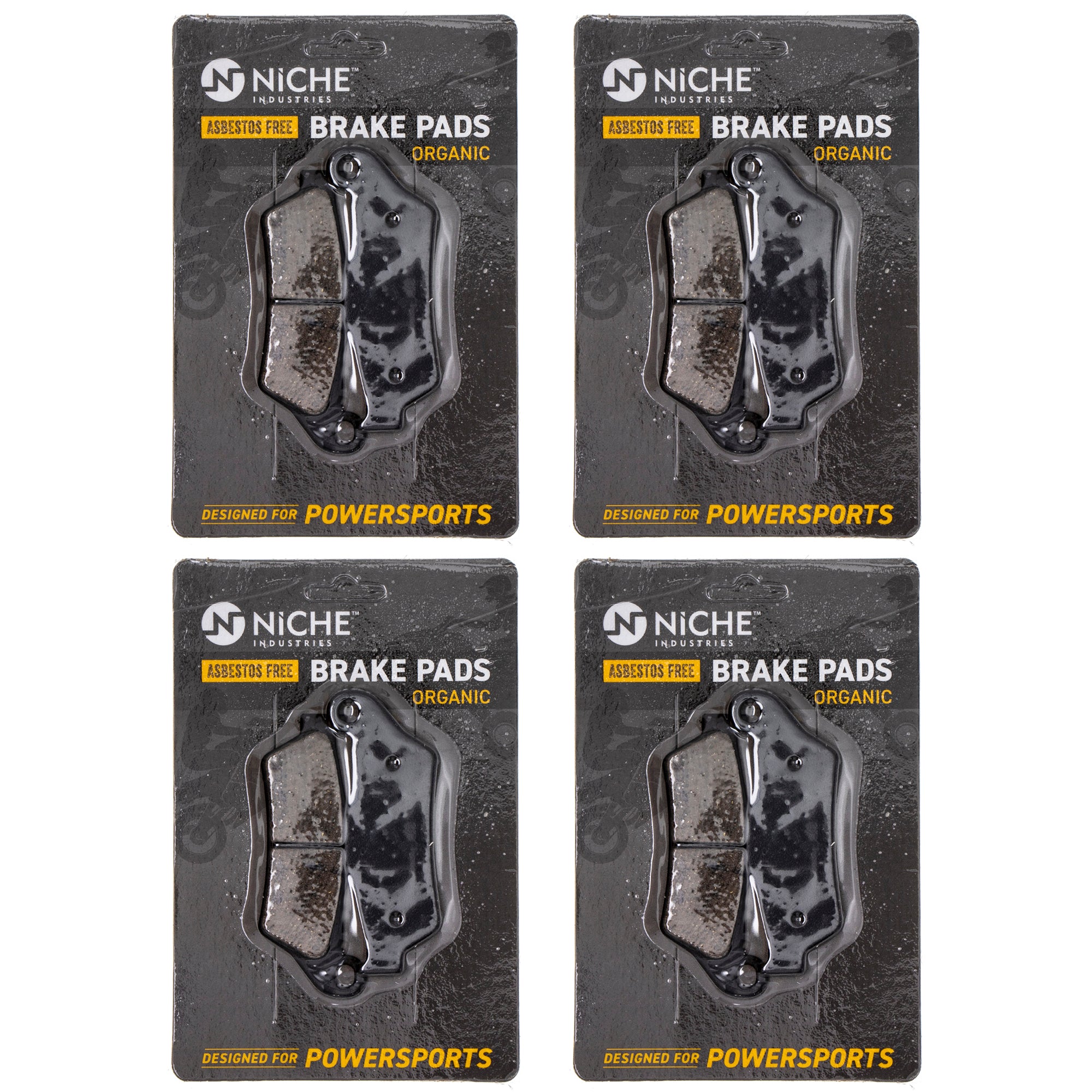 Brake Pad Set (Front & Rear) 4-Pack for zOTHER KTM Harley Davidson Ducati BMW 990 950 660 NICHE 519-KPA2488D