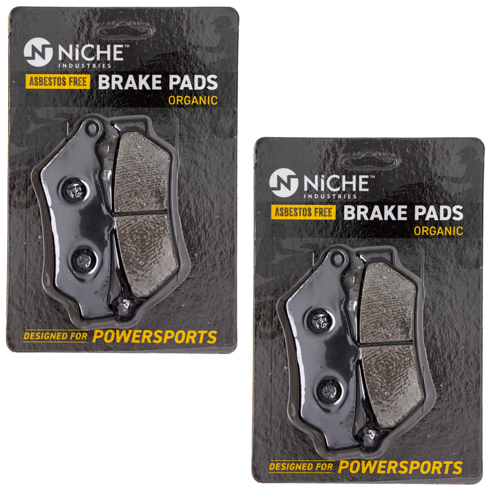 Brake Pad Set (Front & Rear) 2-Pack for zOTHER Victory Triumph Polaris KTM Harley Davidson NICHE 519-KPA2480D