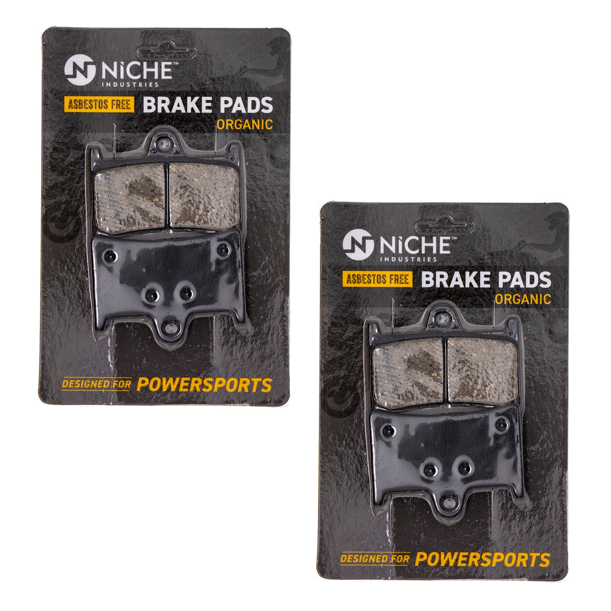NICHE MK1002536 Brake Pad Kit Front/Rear for zOTHER Yamaha Suzuki