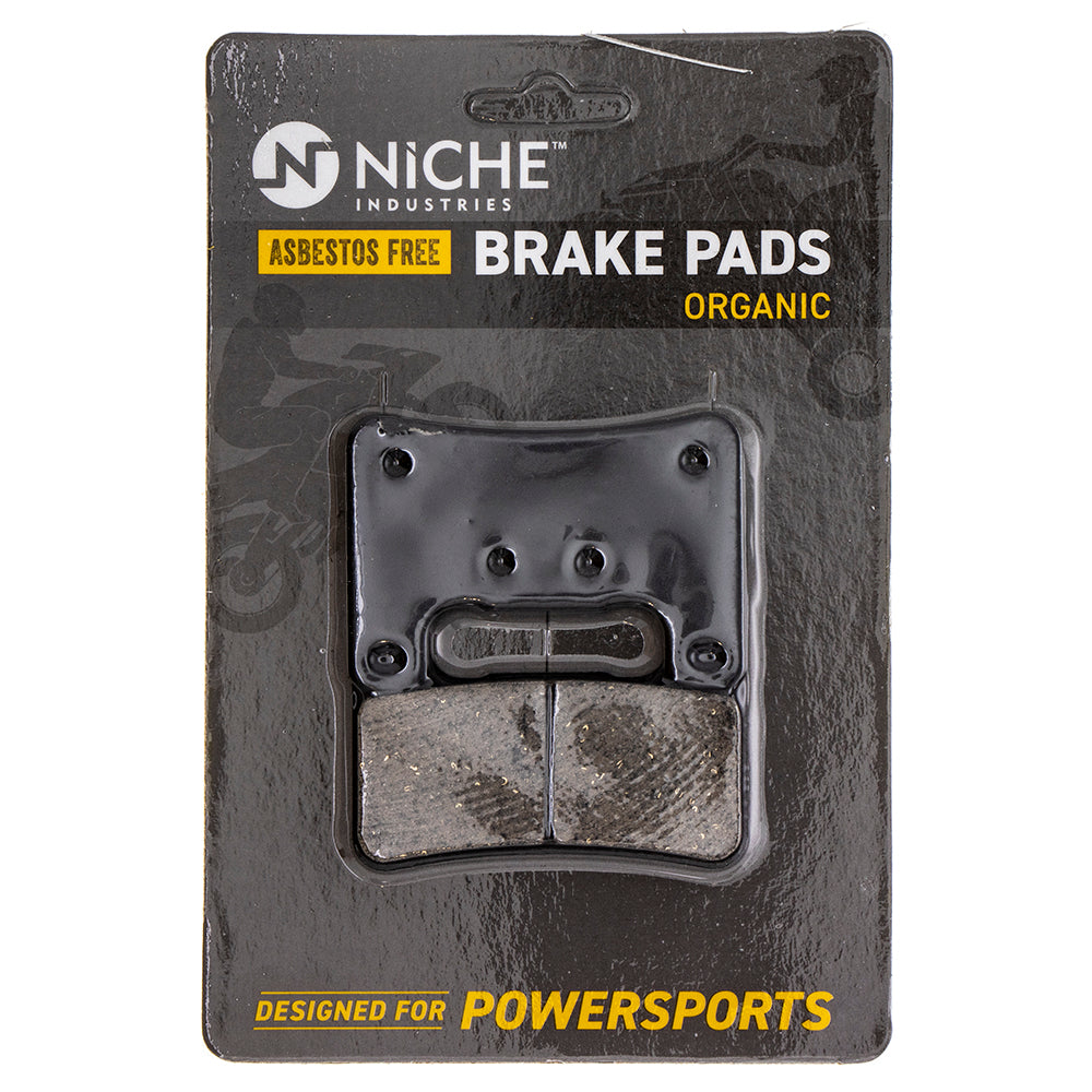 Front Organic Brake Pad Set for zOTHER Suzuki Kawasaki Z900RS Z1000 Vstrom Ninja NICHE 519-KPA2493D