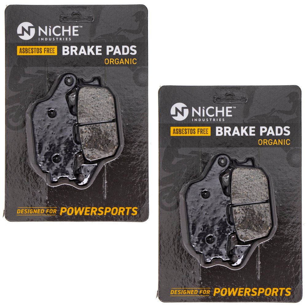 Rear Brake Pads Set 2-Pack for zOTHER Yamaha Suzuki Kawasaki Honda Z1000 Vulcan VTX1300T NICHE 519-KPA2495D