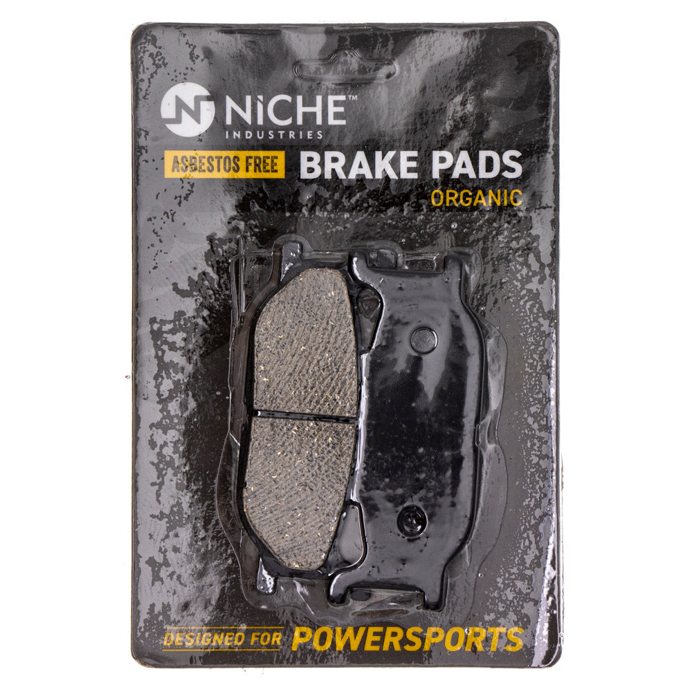 Front Organic Brake Pad Set for zOTHER Yamaha V Stryker SR400 Royal 4WM-W0045-00-00 NICHE 519-KPA2490D
