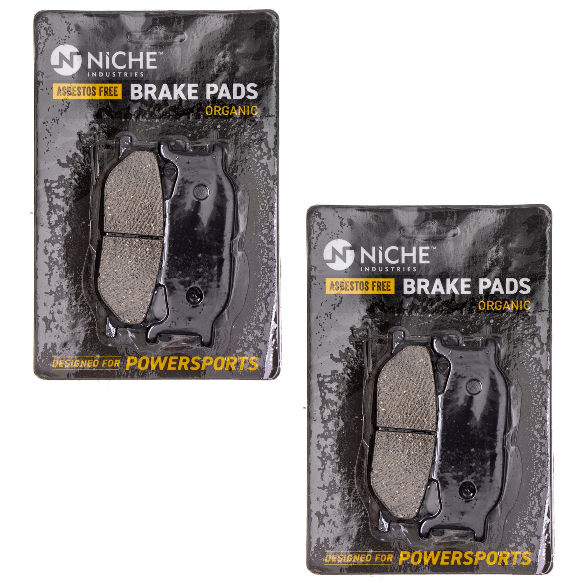 Front Brake Pads Set 2-Pack for zOTHER Yamaha V Stryker SR400 Royal 4WM-W0045-00-00 NICHE 519-KPA2490D