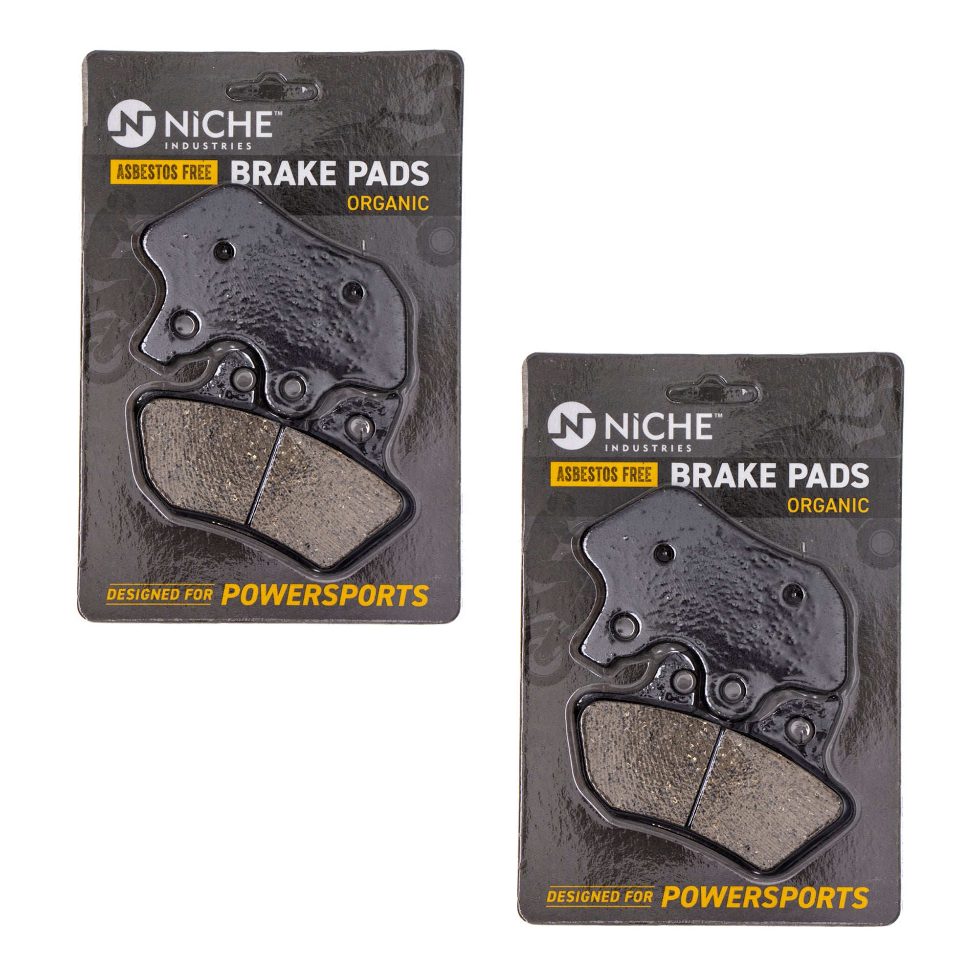 Brake Pad Set (Front & Rear) 2-Pack for Harley Davidson V Stryker SR400 Royal 44082-00E NICHE 519-KPA2491D