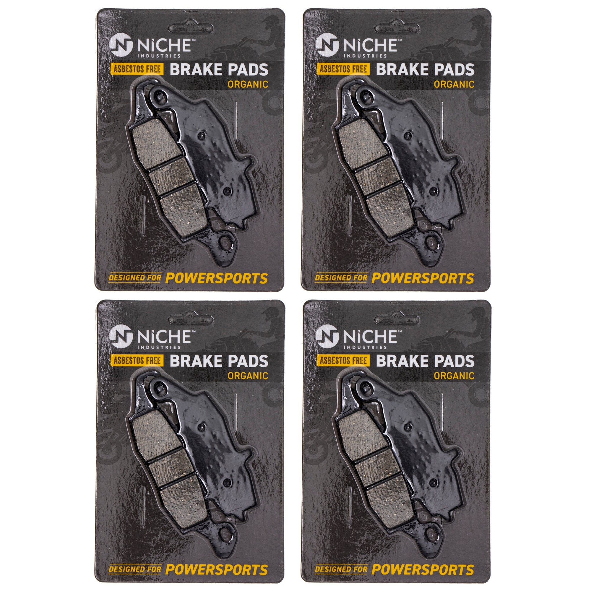 Front Brake Pads Set 4-Pack for zOTHER Suzuki Kawasaki ZR7S Z750S Vulcan Vstrom NICHE 519-KPA2403D